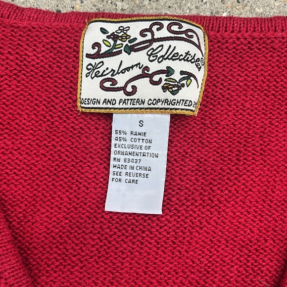 Vintage! Heirloom Collectibles Winter/Christmas Sweater Vest-Small Perfect 80's - Picture 2 of 5